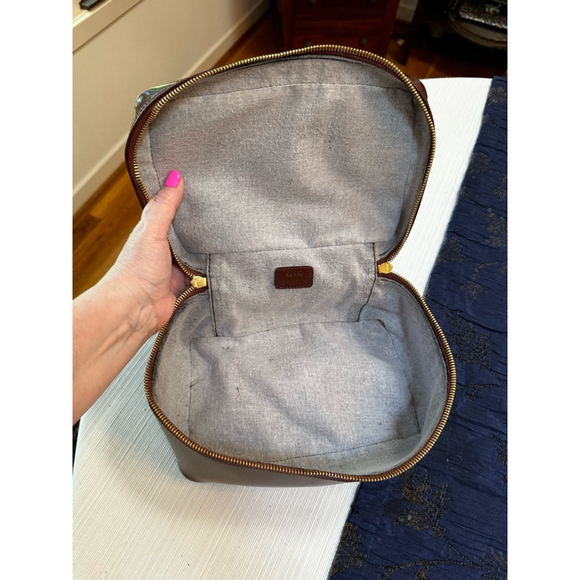 Gucci Brown Patent Leather Vanity Case w/Bamboo Accents - Picture 13 of 13